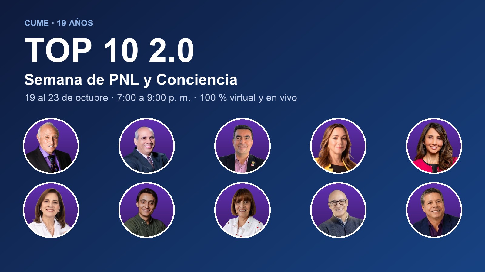 TOP 10 2.0 · Semana de PNL y Conciencia